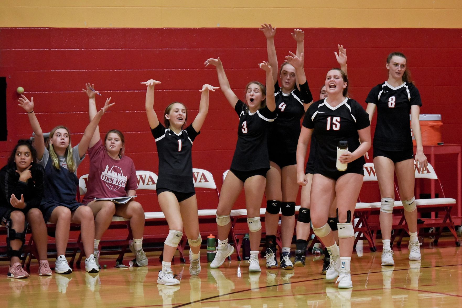 Borgia at Incarnate Word girls volleyball